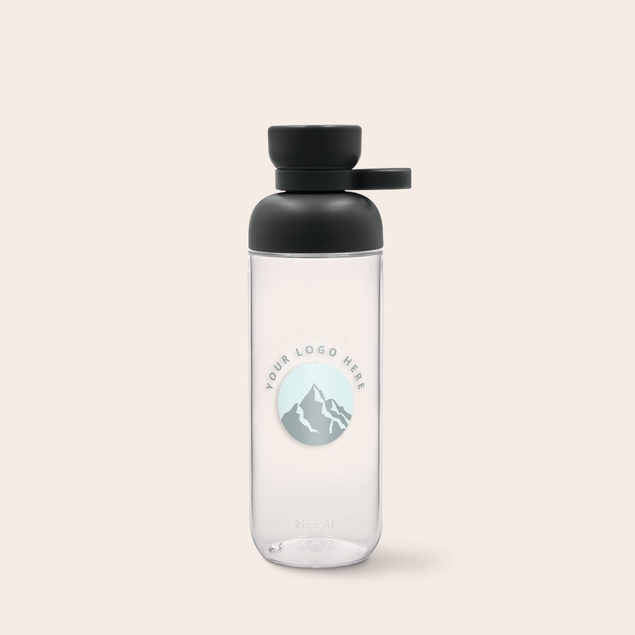 Mepal Vita Bottles Personalized Mepal water bottle with a mountains logo, ready to be customized with your photo or name.