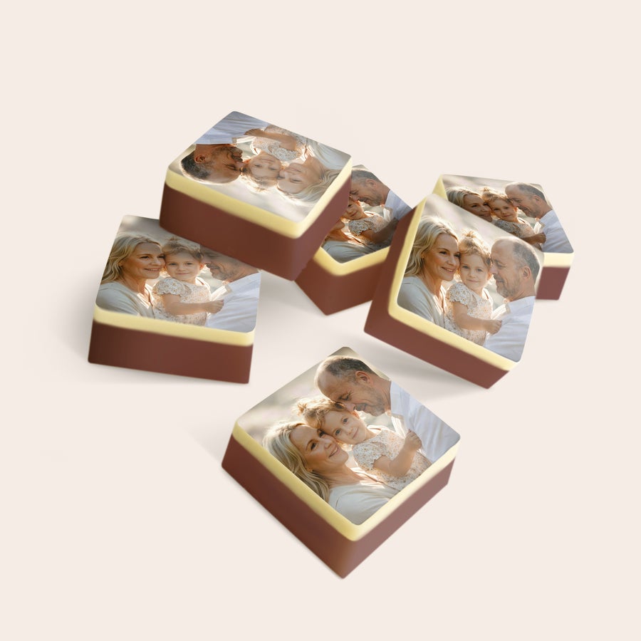 Personalised photo chocolates Personalised photo chocolates