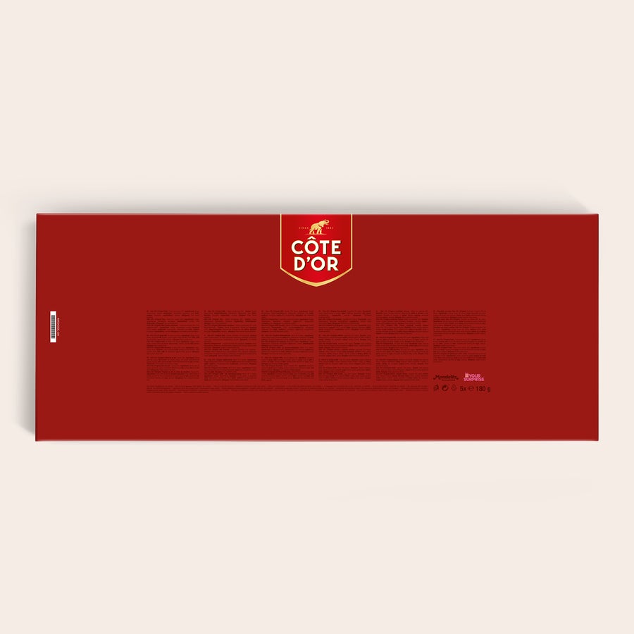 XXL personalised CĂ´te d'Or chocolate bar Personalised XXL CĂ´te d'Or Belgian chocolate bar with custom packaging design