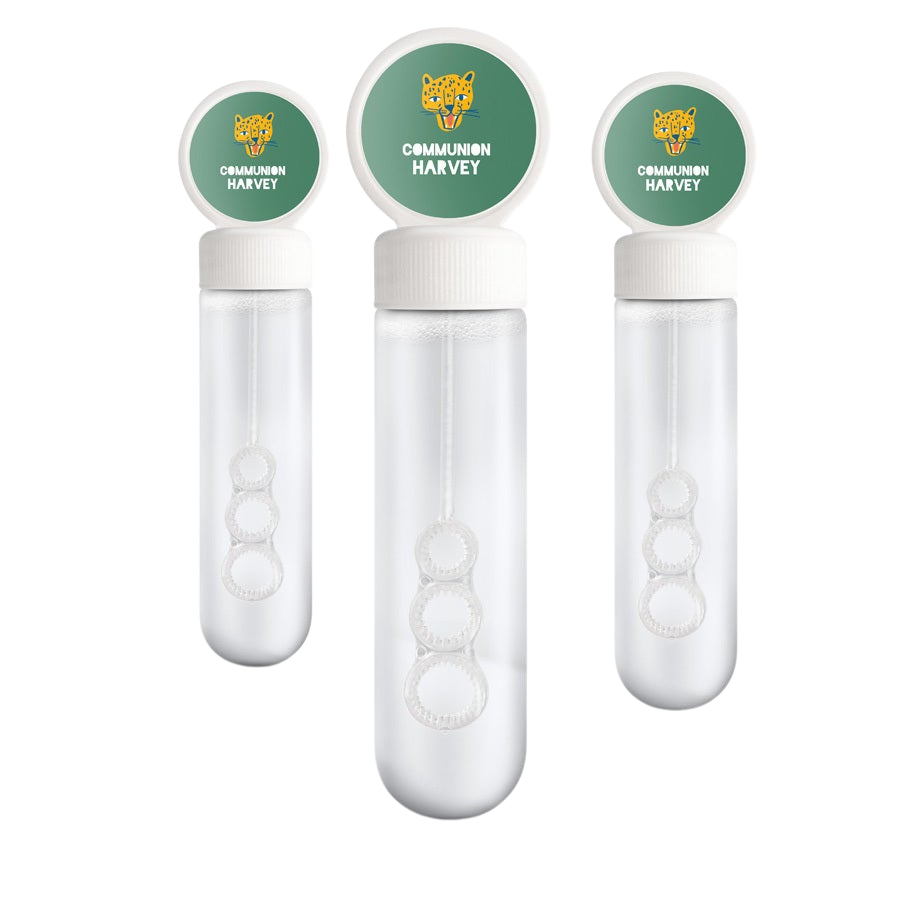 Personalised favours - Bubbles - 100 pcs