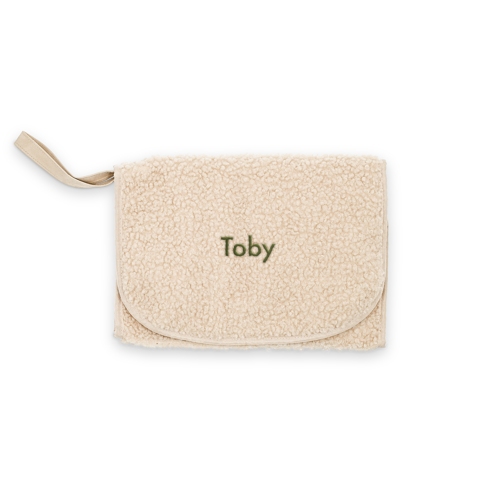 Personalised teddy baby changing mat