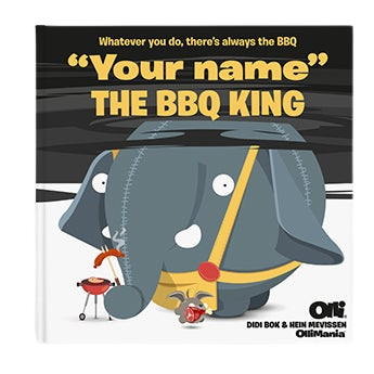 Personalised book - The BBQ King - XXL - Hardcover